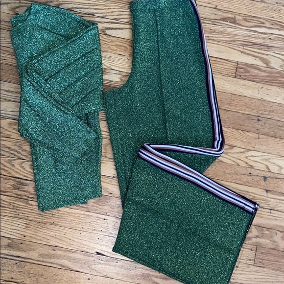 sparkle sweat suit